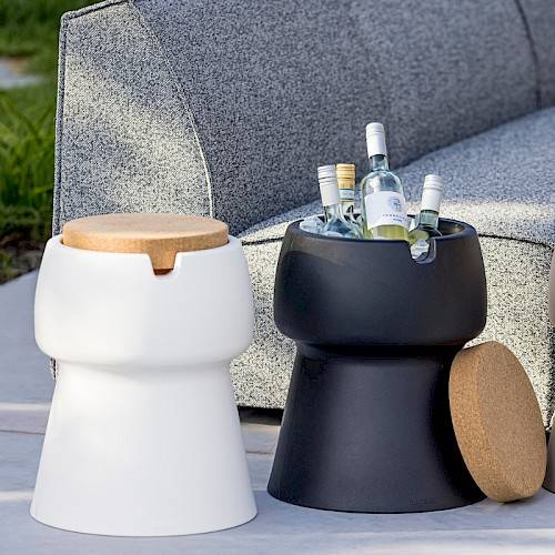 Accessoires bovengronds zwembad met houten afwerking houten zwembad Swim-Up Pools